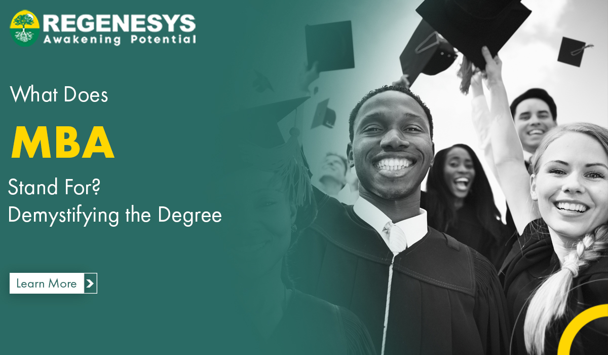 Master Of Business Administration - Regenesys