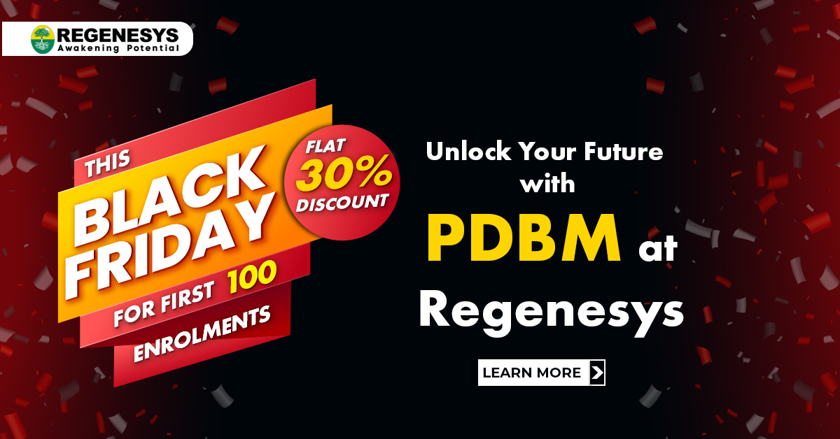 This Black Friday, Unlock Your Future with PDBM at Regenesys!