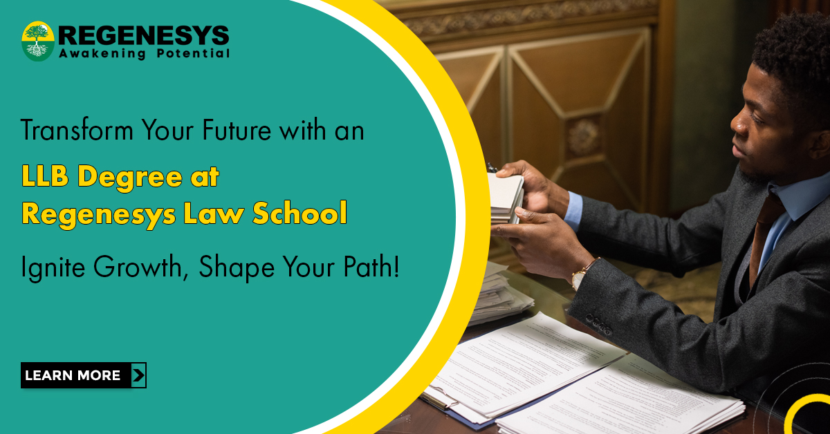 Transform Your Future with an LLB Degree at Regenesys Law School - Ignite Growth, Shape Your Path!