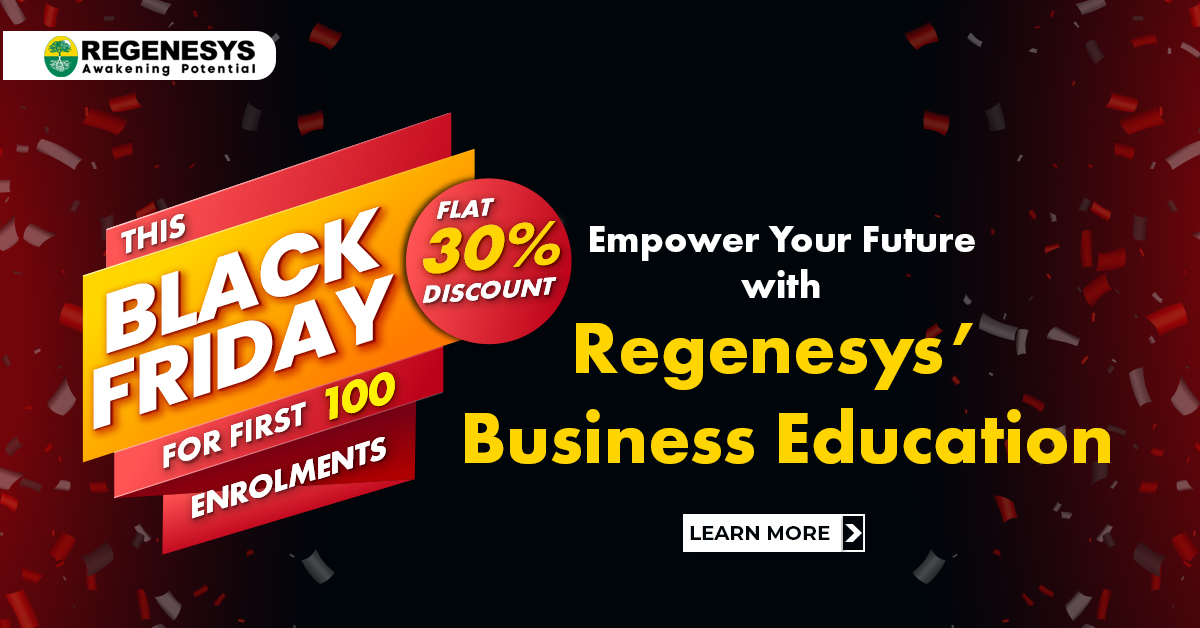 This Black Friday, Empower Your Future with Regenesys’ Business Education!